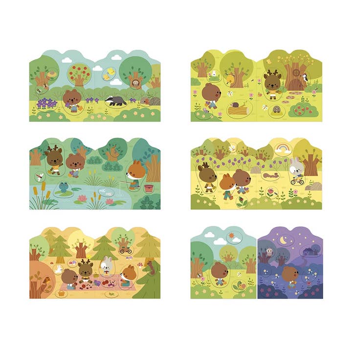 Juratoys – wholesale Sticker – Child & baby – Stickers Book - The Forest4