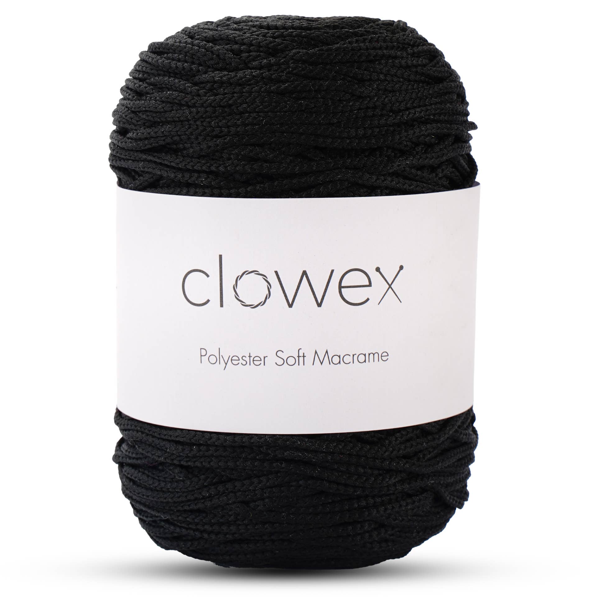 Clowex Textile LLC - Vente Fils à tricoter - Corde Macramé Douce en Polyester 2,5 mm, Fil de Corde Tressé Coloré19