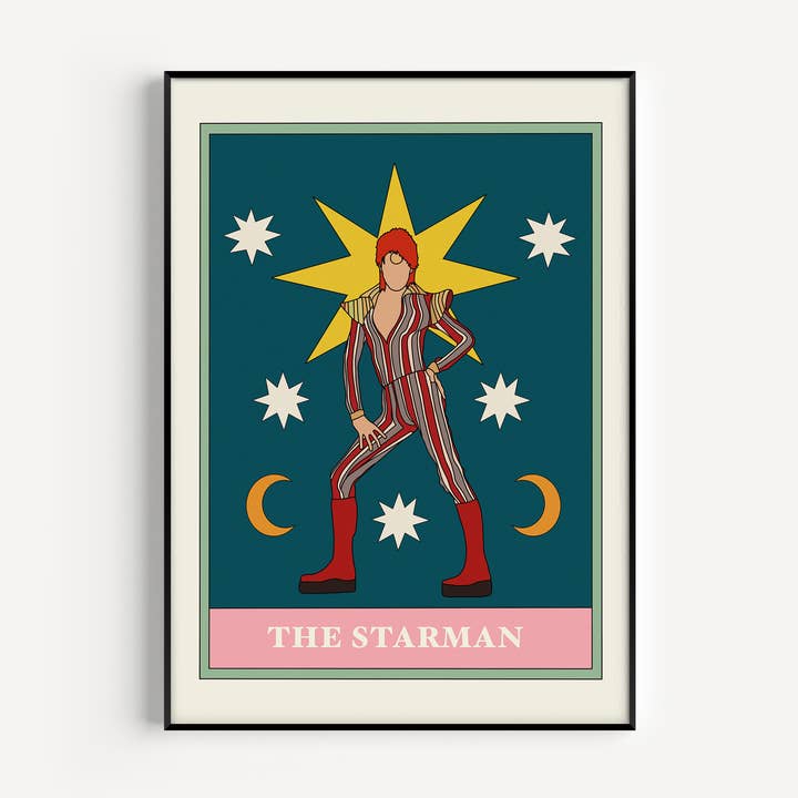 The Starman Tarot Art Print for wholesale by Twisted Rebel Designs