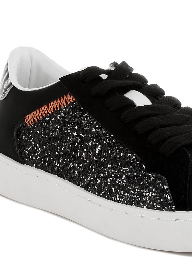 Rag Company - Vente Baskets tendance – femme - Espadrilles en similicuir à paillettes Cosmolight8
