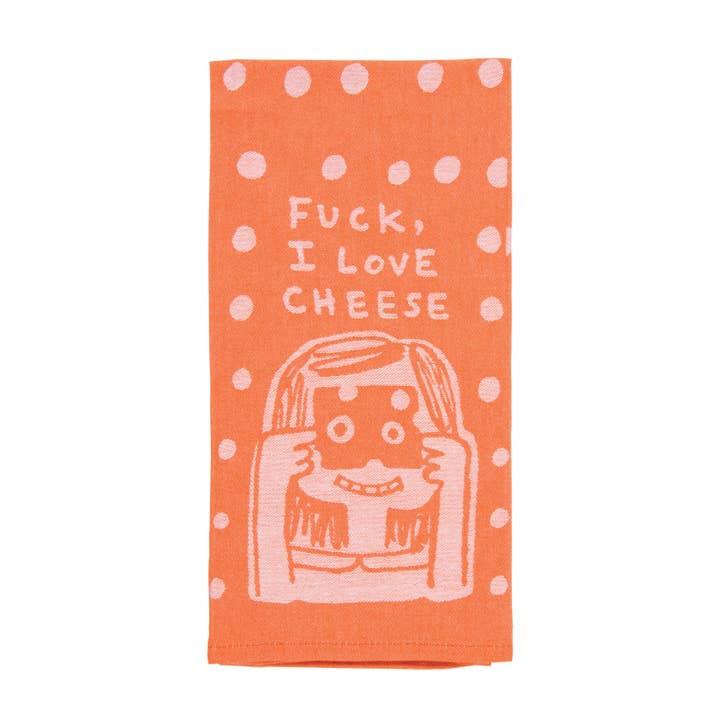 Incognito – wholesale Tea towel – Fuck, I Love Cheese Dish Towel