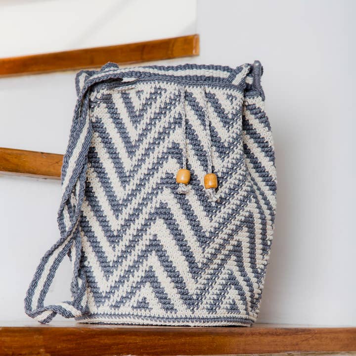 Natural Aguacatan Crocheted Bag for wholesale by Altiplano