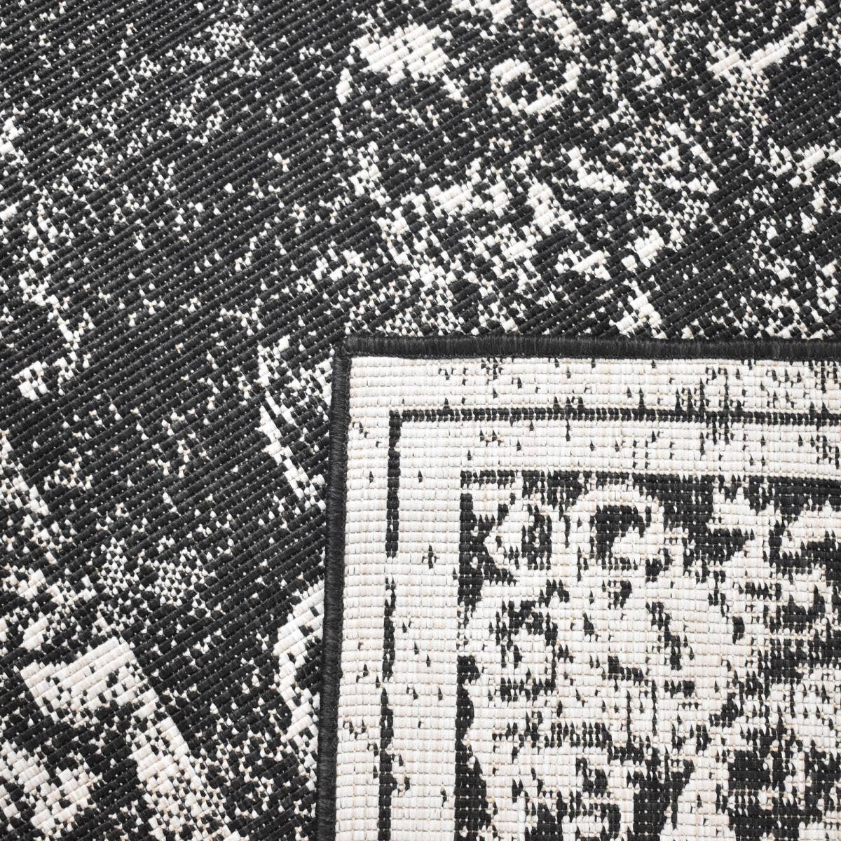 O&Ko - Wholesale Rug Pad - Bc Medaillon Reversible Black 280X380Cm Outdoor Rug2