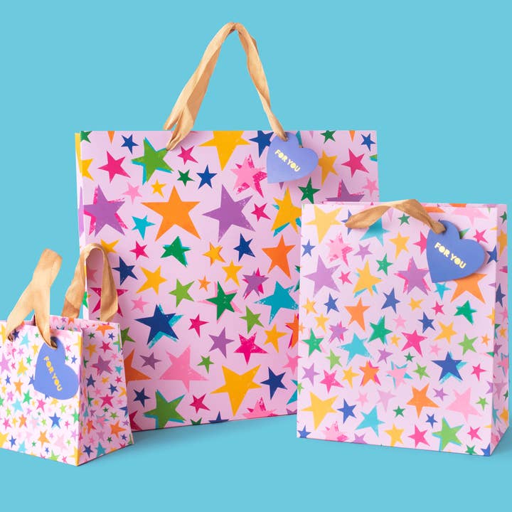 Borse Regalo Stelle (3 Misure) - Min. 4 per la vendita all'ingrosso da parte di Taylor Elliott Designs