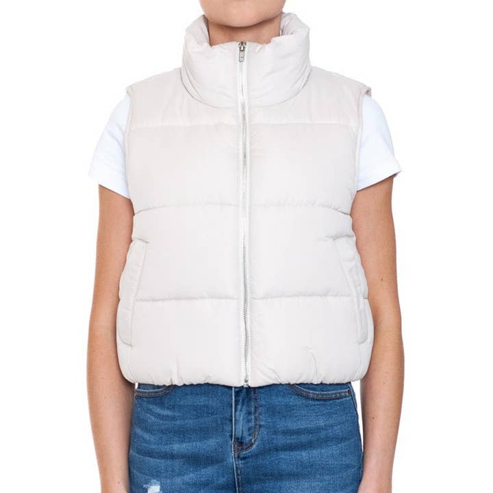 UP CLOTHING - Vente Veste sans manches – femme - Veste d'extérieur zippée à col haut8