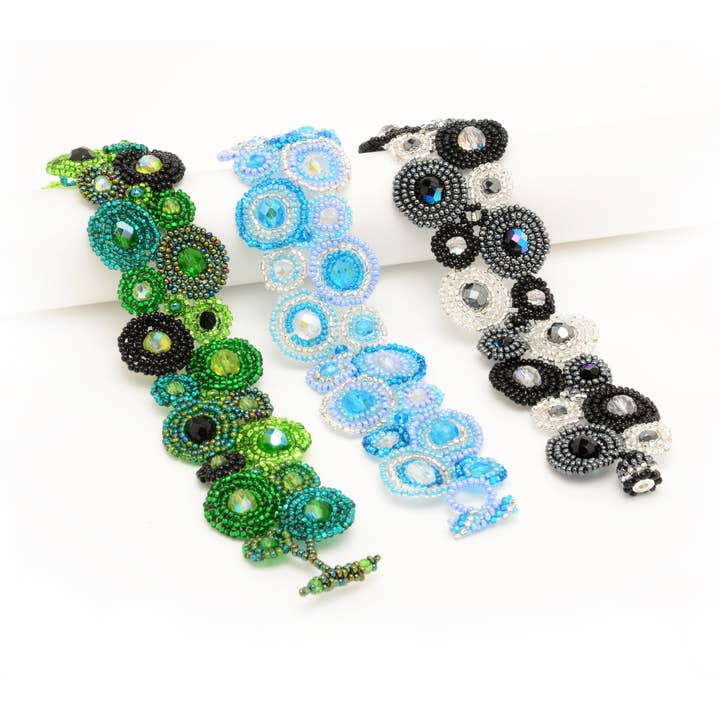 Kandinsky Circle Bracelets - Assorted Colors for wholesale by DIAMANTI DESIGNS