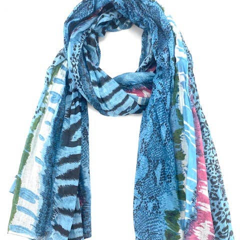 Maison Unik Accessoires - Wholesale Scarf – Women's - 100% cotton scarf pareo4