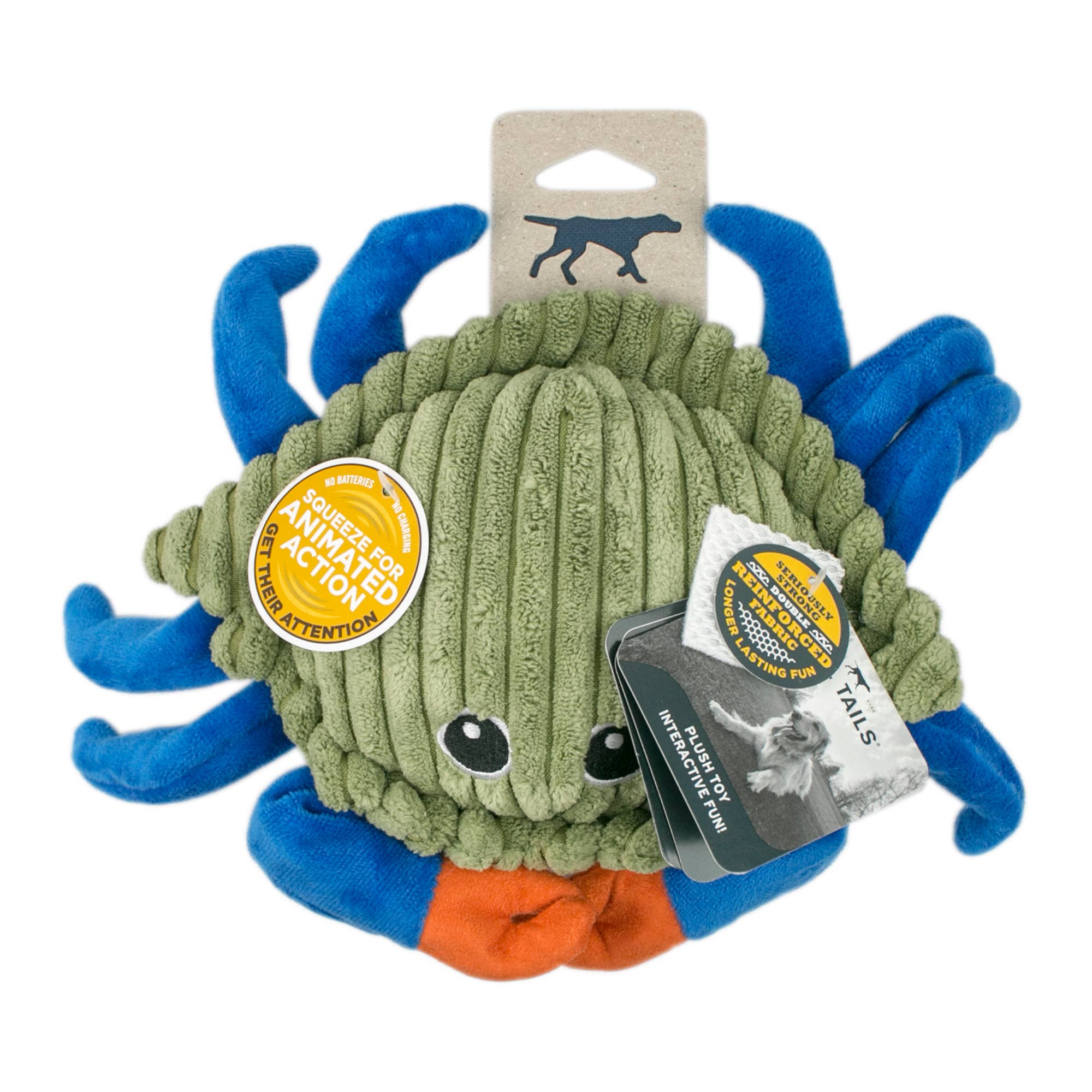 Tall Tails - Wholesale Knuffelspeeltje - Hond - Tall Tails Geanimeerd Krab Hondenknuffel4