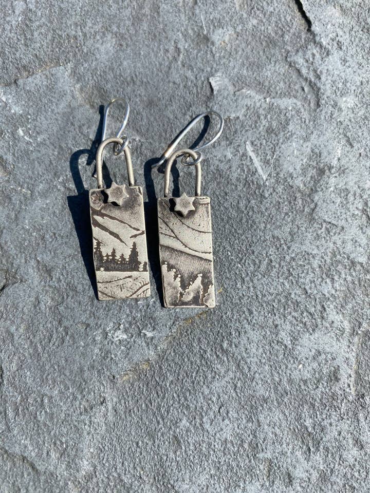 Coastal Themed Sterling Earrings for wholesale by Charlene Hall Designs