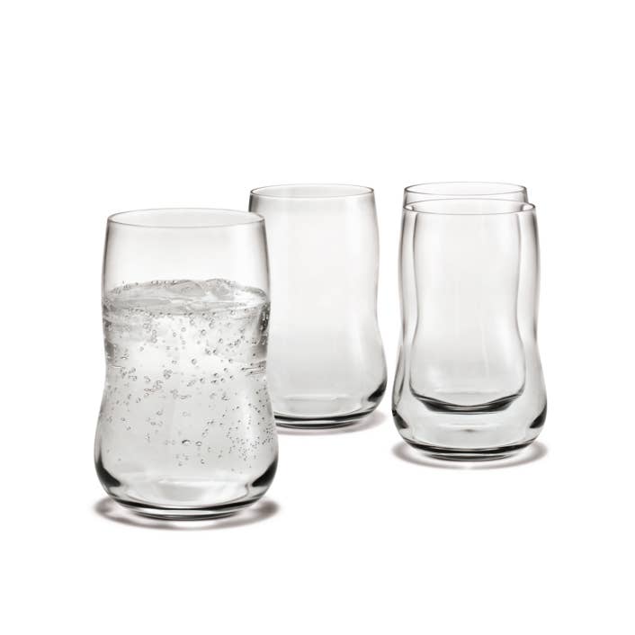 Holmegaard - Future - Organically Curved Glass Tumblers Set for wholesale by Danish Design Collective