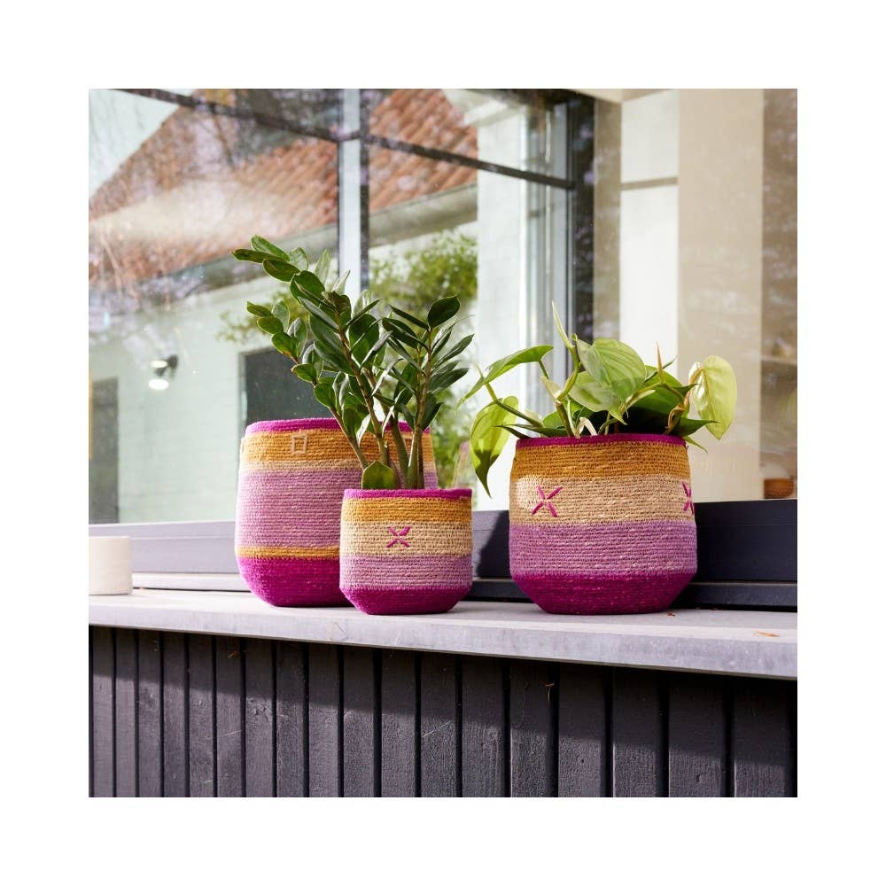 Bonheur du Jour - Wholesale Basket - Basket - Small Violine Squares - 22 cm1