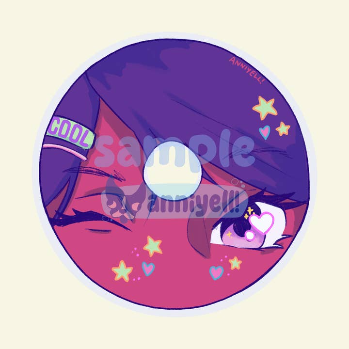 anniyell - Wholesale Sticker - cd wink Die-Cut Sticker1