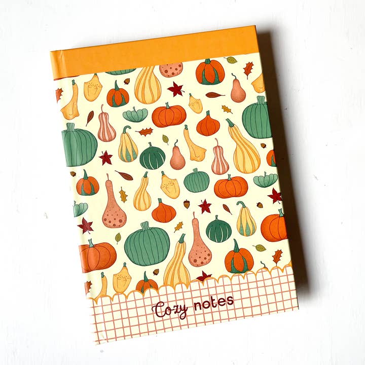 Notitieboek pompoen Cozy notes A5 voor wholesale door Studio Kvinna