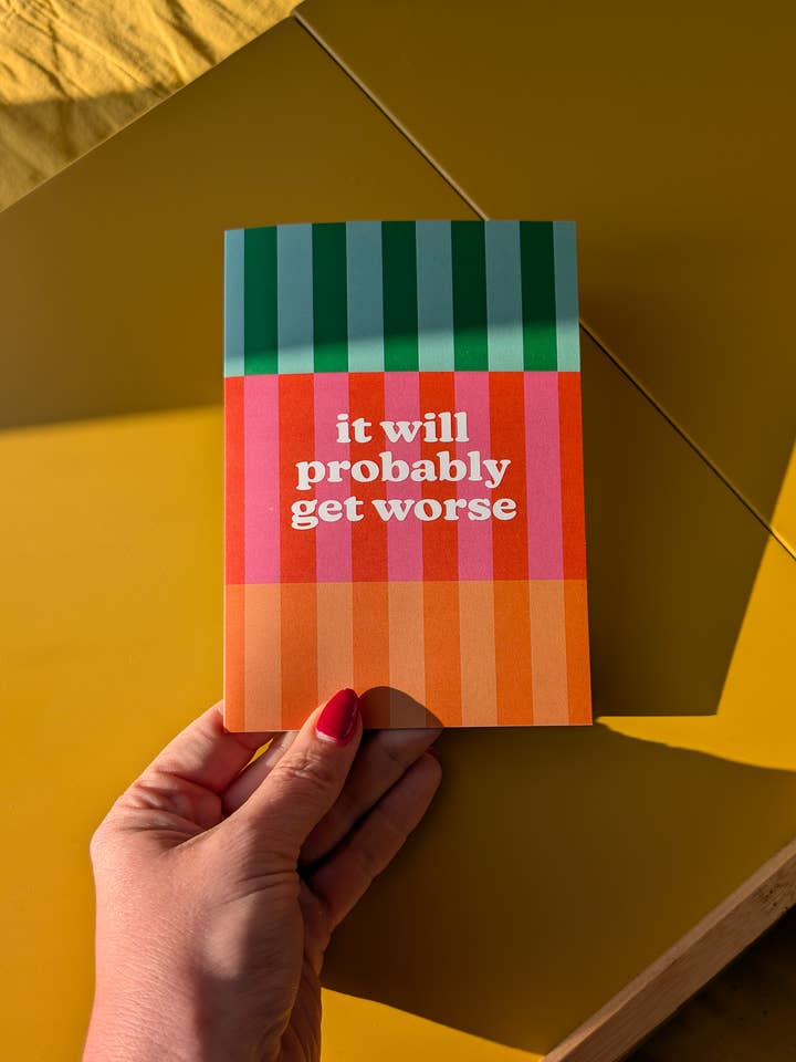 Probabilmente peggiorerà Biglietto di auguri per la vendita all'ingrosso da parte di Louisa Kazig