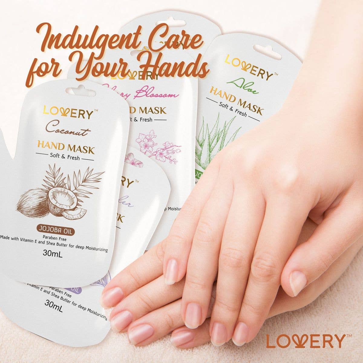 Lovery - Wholesale Hand Cream/Lotion - Hand Cream & Hand Mask Gift Set - 15pc + Vit E & Jojoba Oil6