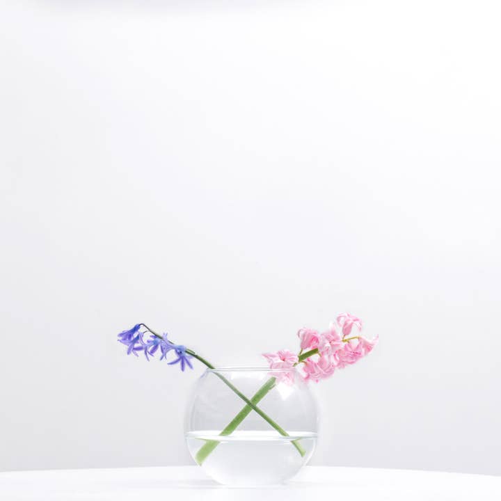 WGV International - Wholesale Vase - WGV Clear Bubble Bowl Glass Vase - 6" x 5"H