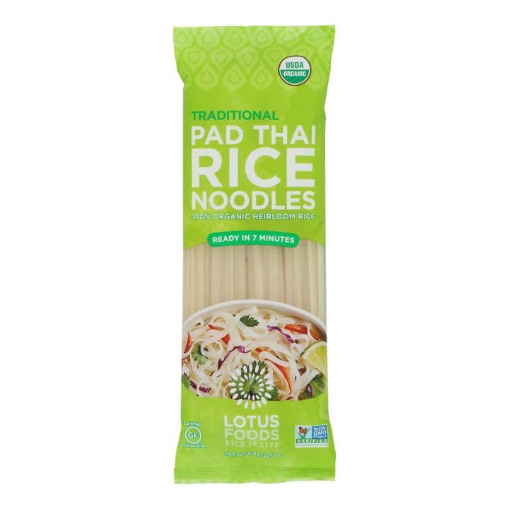 Lotus Foods Organic Pad Thai Noodles, 8-Pack, 8 Oz Each for wholesale by Everyday Supply Co