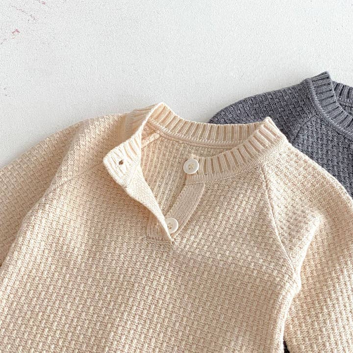 Little Trendy - Wholesale Jumpsuit - Baby - Baby raglan knitted warm romper jumpsuit6