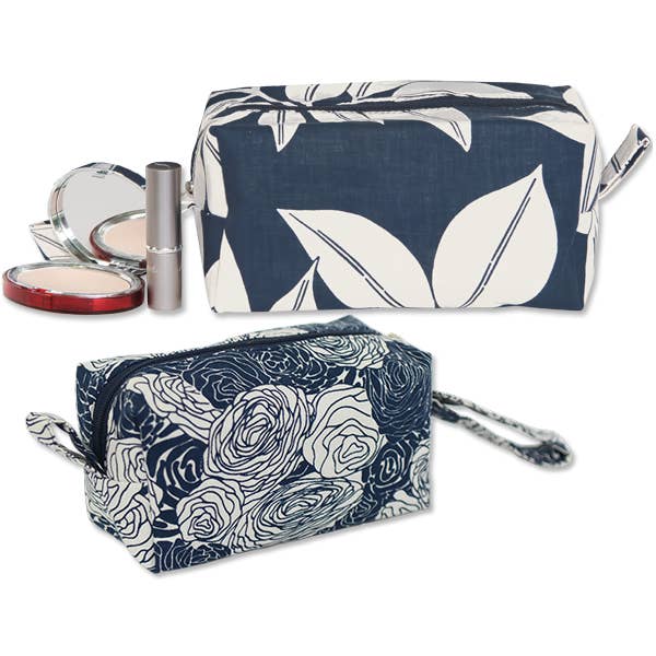 Indigo Cosmetic Cases for wholesale by Balizen Direct from Bali