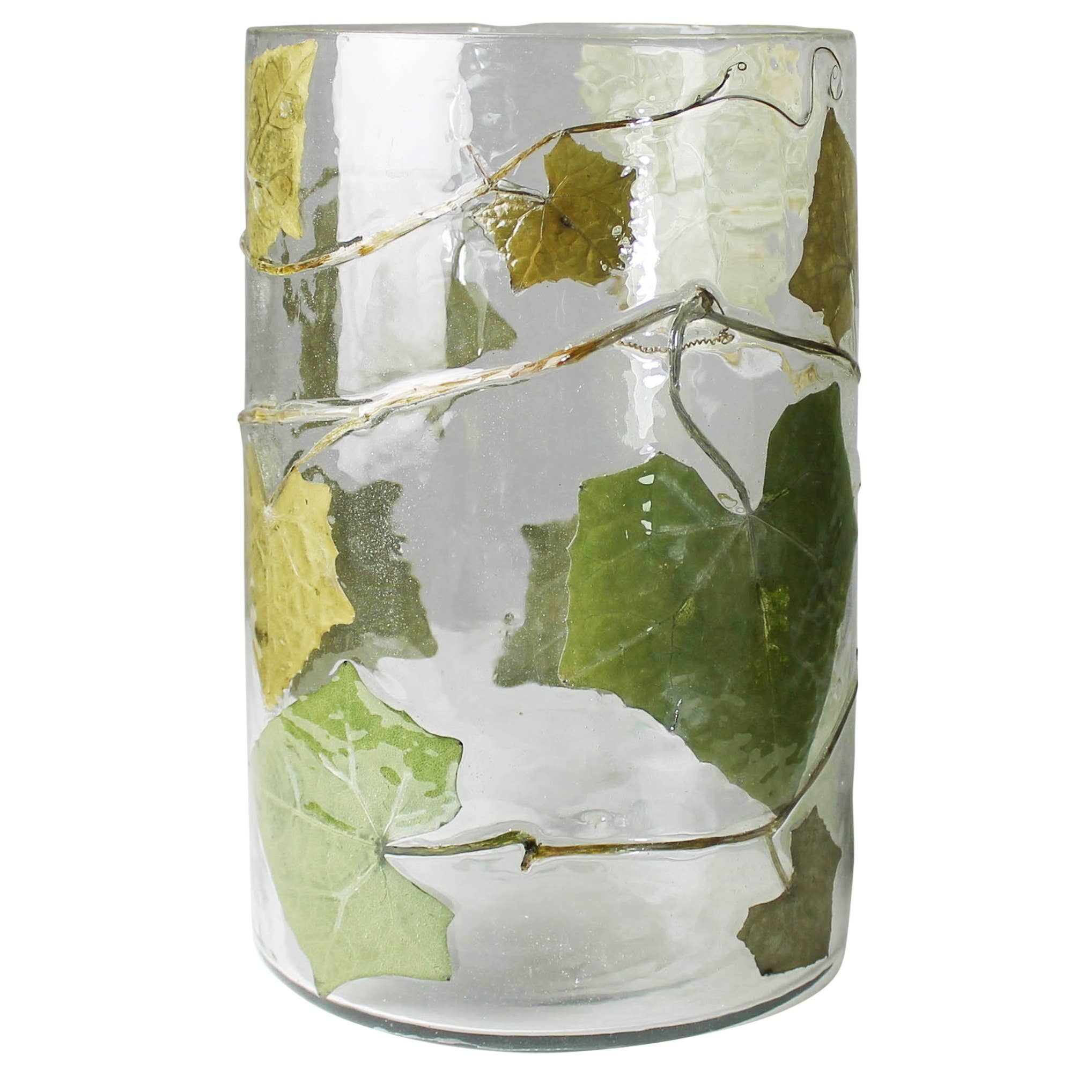 HomArt – Großhandel Kerzenhalter – Emaillierter Hurricane, Efeu - Lrg1