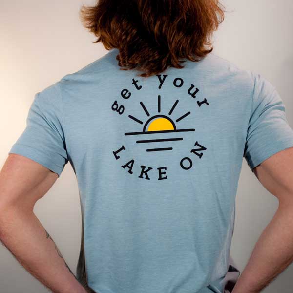 Lake On Company – wholesale T-shirts med screentryck – Herr – T-shirt Logo för män fram och bak4