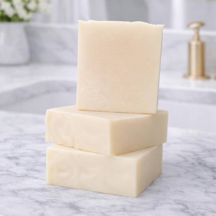 Goat Milk Face & Body Soap for Extra Dry Skin, Unscented for wholesale by Daisy Chain Farm