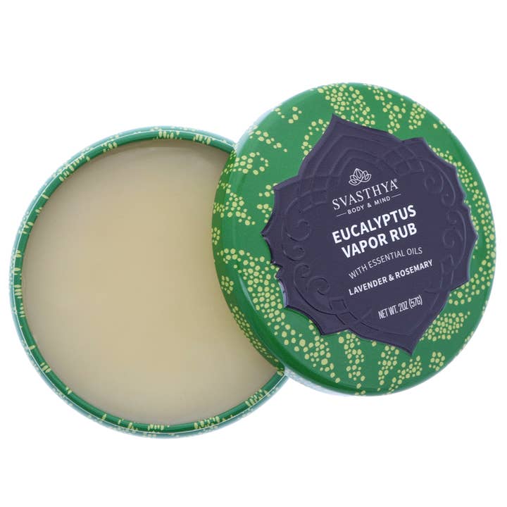Svasthya Body & Mind - Wholesale Healing Salve/Balm/Cream - Eucalyptus Vapor Rub
