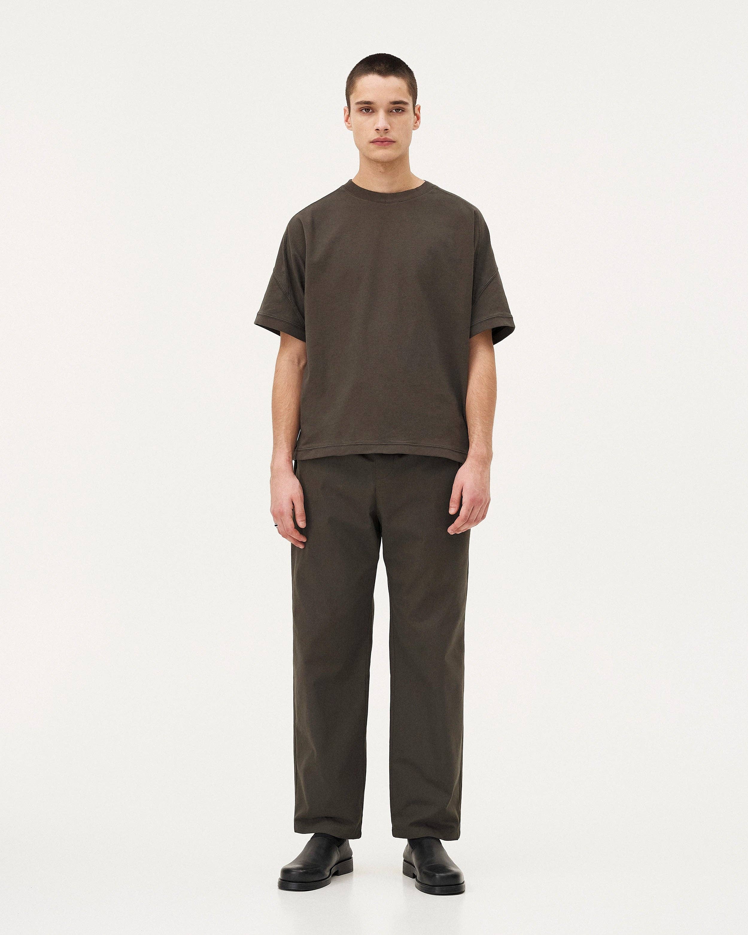 NOYOCO - Wholesale T-Shirt - Unisex - Unisex T-shirt Haria Khaki1