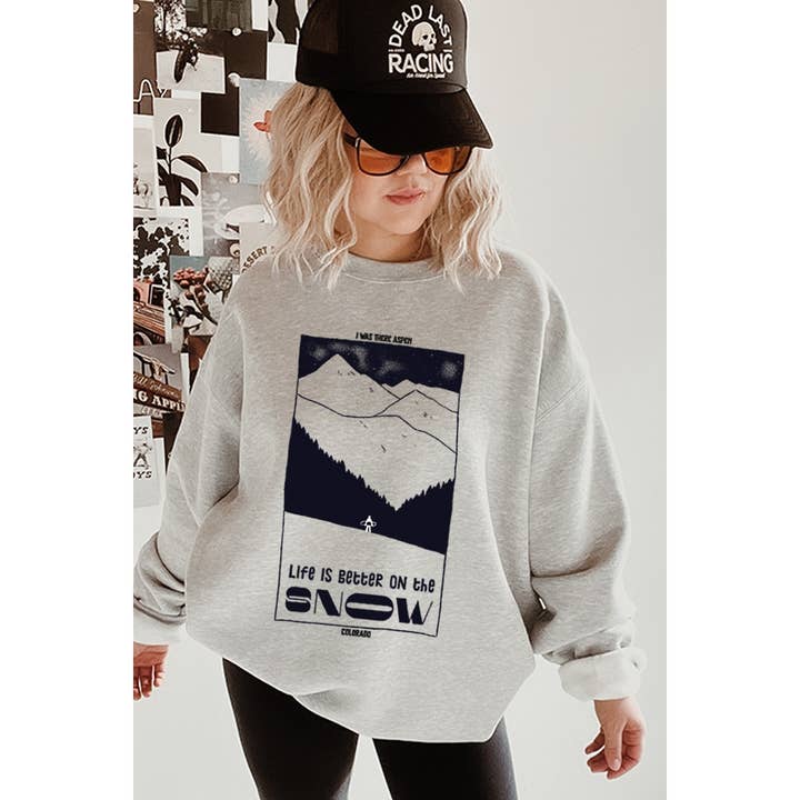 SWEAT-SHIRTS GRAPHIQUES VINTAGE I WAS THERE ASPEN pour la vente par Illustrated Society