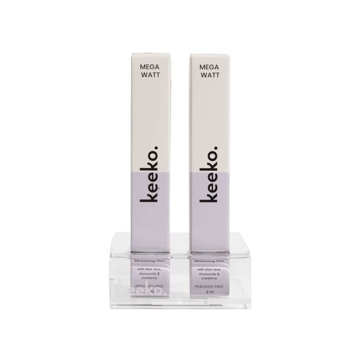 Keeko - Wholesale Teeth Whitener - Botanical Teeth Whitening Pen - Display Stand