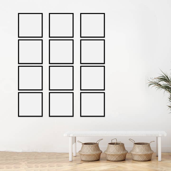 On The Wall Frames - Wholesale Picture frame - 8x10 Satin Black Metal Photo Frame6