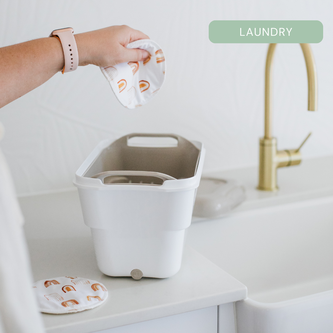 Strucket - Wholesale Laundry Basket - Strucket 4.5L Mini Strainer Bucket with Lid - 8 Pack - Sand9