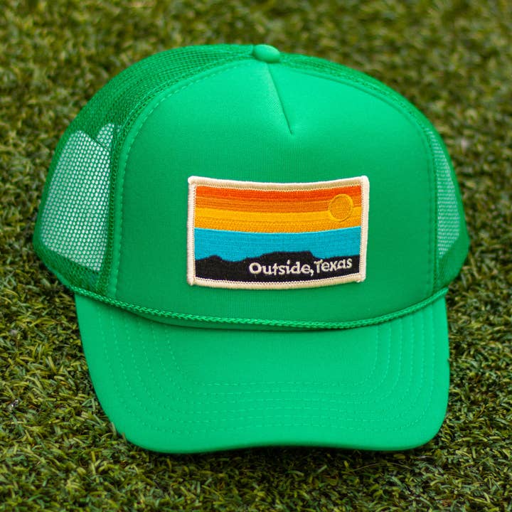 Outside, Texas - Wholesale Trucker Hat - Unisex - OTX Foam Trucker: Horizon Patch27