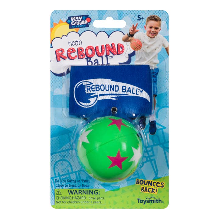 Toysmith - Wholesale Classic Toy - Kids - Playground Classics Neon Rebound Ball, Assorted Colors