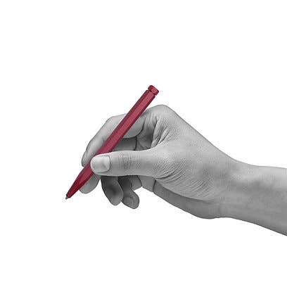 Krama studio - Venta al por mayor Bolígrafo - Bolígrafo de aluminio sólido rojo1