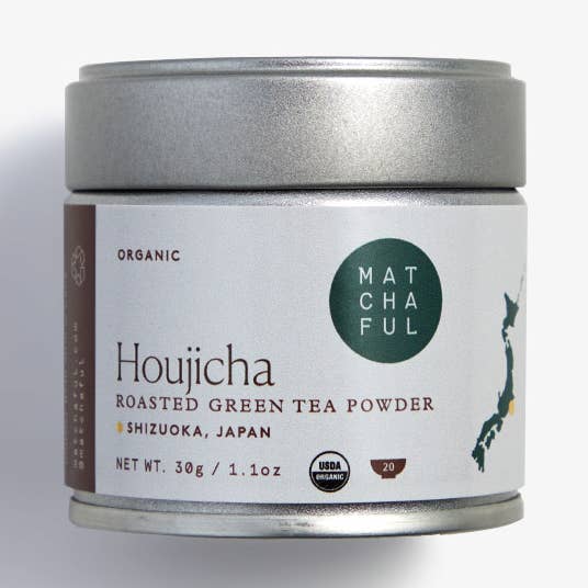 Organic Houjicha Powder - 30g for wholesale by Matchaful
