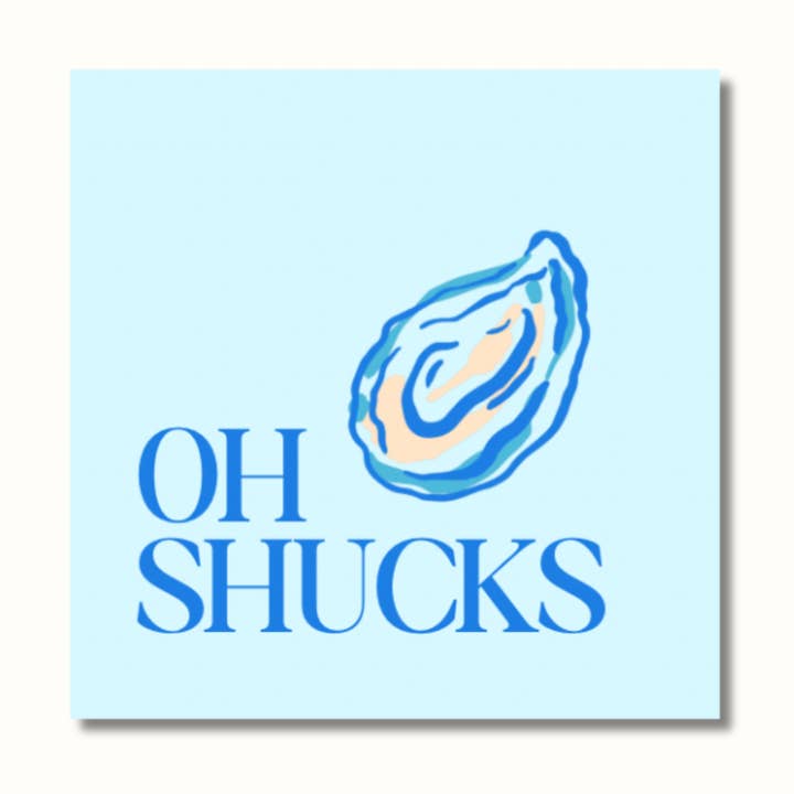 Oyster Roast Cocktail Napkins for wholesale by Kurated