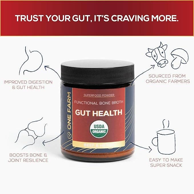 One Farm - Wholesale Powdered Health Drink - USDA Organic Functional Bone Broth for Gut Health1