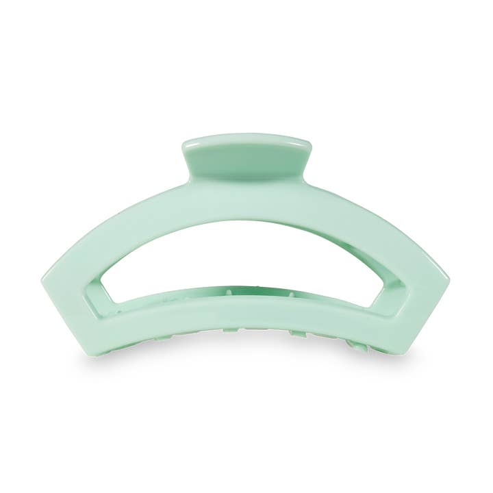 TELETIES - Wholesale Hair Clip - Women's - Open Hair Clip | Med. | Mint to Be0