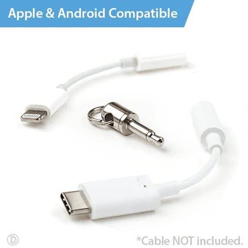 UFO Tops – wholesale Keychain – Unisex – Dongle Dangler Keychain for 3.5mm Headphone Jack Adapter