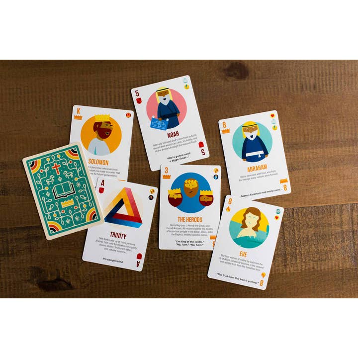 Harvest House Publishers Gift & Specialty Books - Wholesale Playing Cards - Bible Infographics for Kids Playing Cards