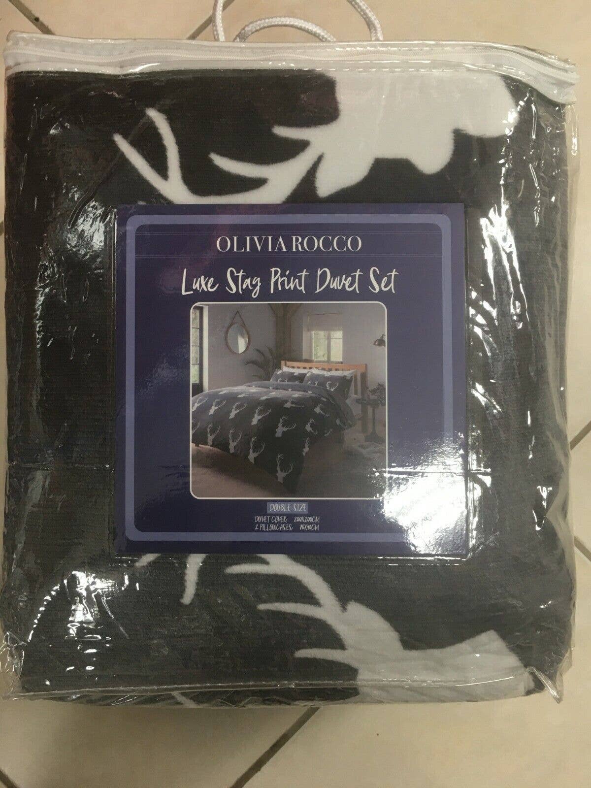 Pretty Little Bed – Engroshandel Sengesæt – Teddy Fleece Dynebetrækssæt med Printet Stjerne Stag Dyne Varmt Hyggeligt Vinter Sengetøj0