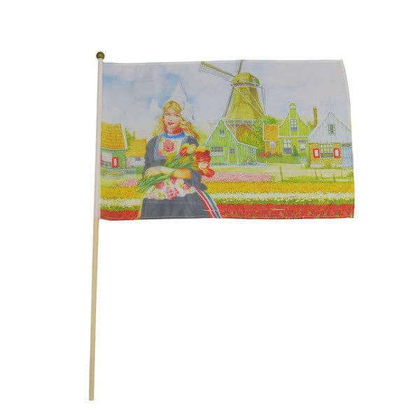 Tulip Girl Flags for wholesale by European Heritage Gifts