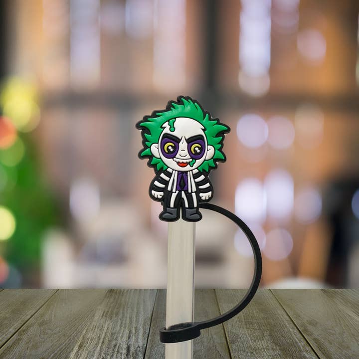 Beetle Guy Straw Topper for wholesale by Kailex Boutique Wholesale