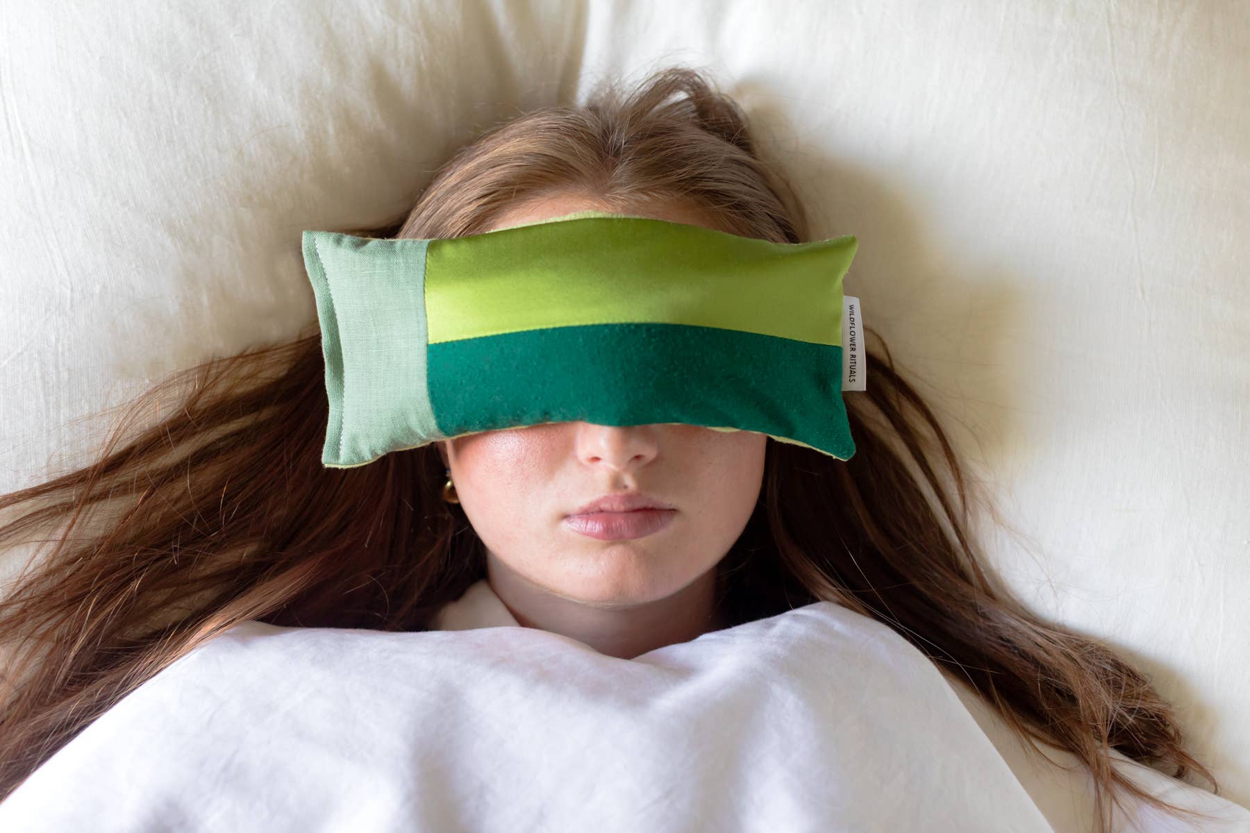 Wildflower Rituals - Wholesale Kuuroord/therapeutisch kussen - Aromatherapie verzwaard oogkussen - Eucalyptus & Lavendel3