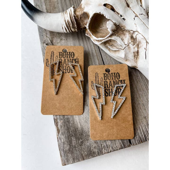 Rhineston Thunderbolt Lightning Bolt Earrings and other Purchase wholesale hook bolt. Free returns & net 60 terms on Faire trending on Faire.