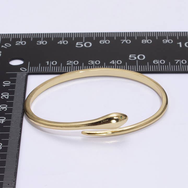 Aim Eternal - Wholesale Cuff Bracelet - Gold Filled Snake Bangle Cuff Luxury Bracelet3