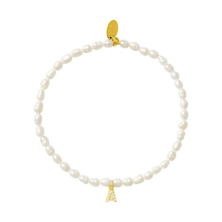 PERLEIDENTITET ARMBÅND GULD for engroshandel hos fyb jewelry