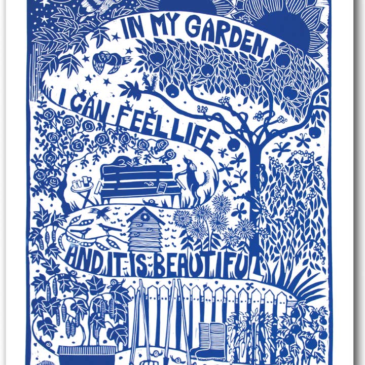 Cardiau Nico Cards - Wholesale Everyday greeting card - NC429 In My Garden - Mariann Johansen-Ellis