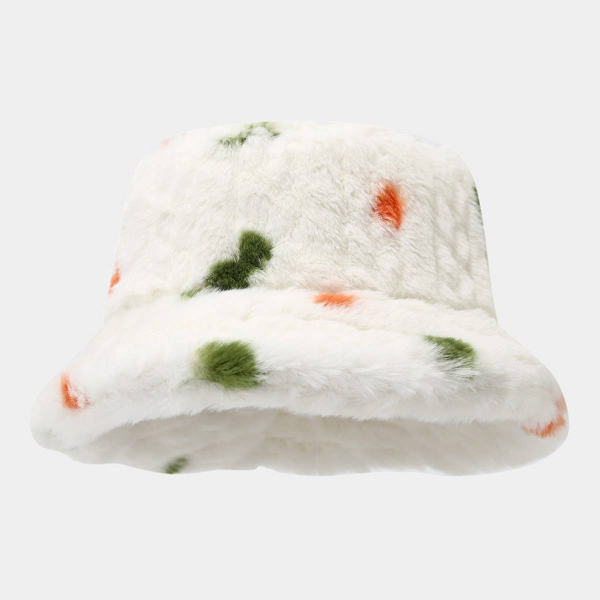 ACCITY - Wholesale Bucket Hat - Women's - Women’s Fuzzy Plush Bucket Hat Winter Warm_CWAH047852